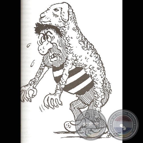 MAS PARAGUAYO QUE LA MANDIOCA - Ilustración de Fiorello Botti - Año 2007